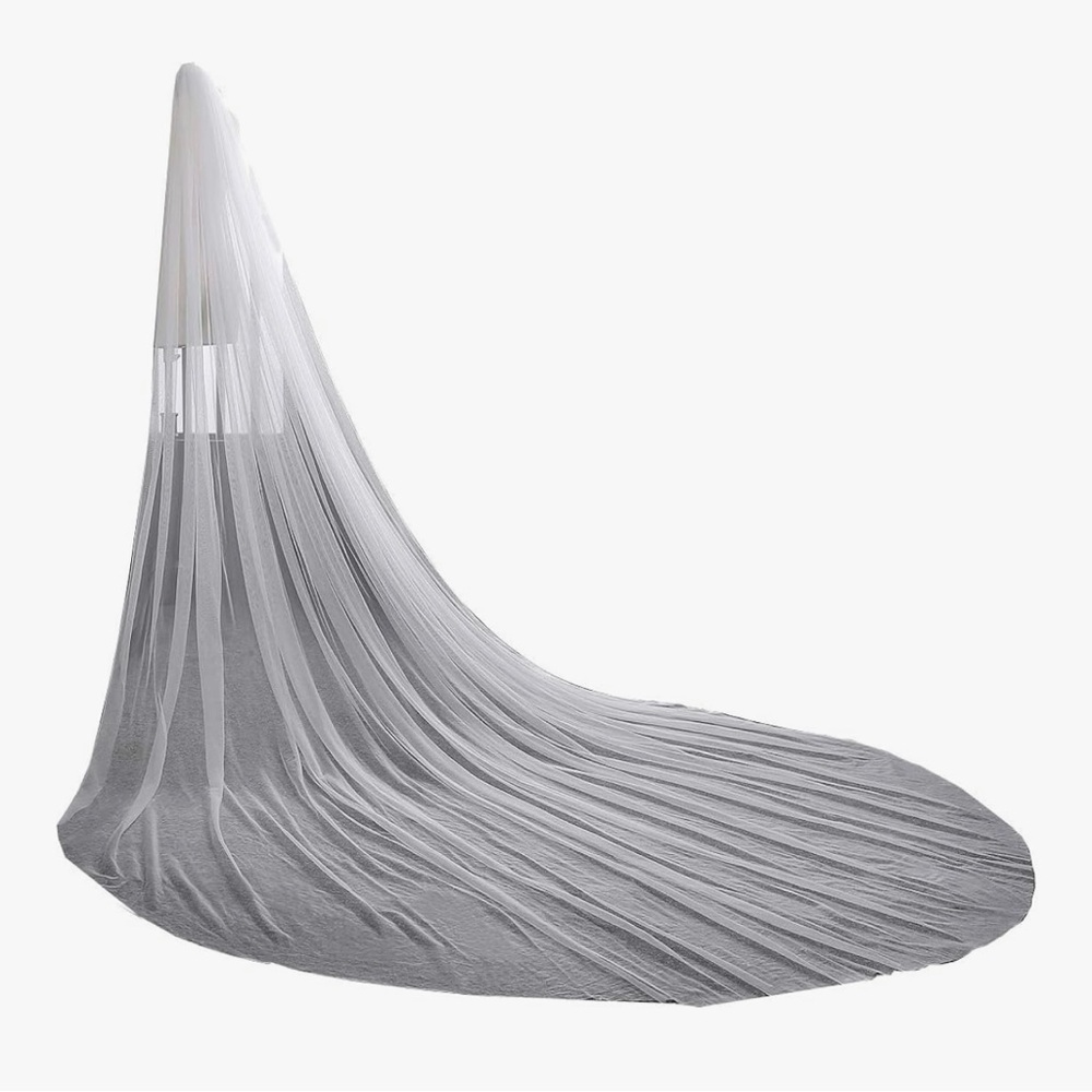 *NEVER WORN* Ivory Cathedral Veil